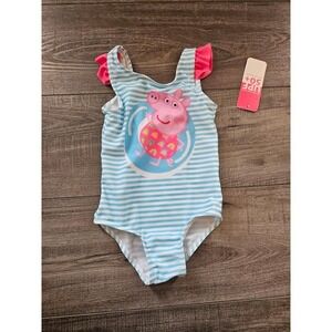 Peppa pig‎ baby girl swimsuit 18 mos